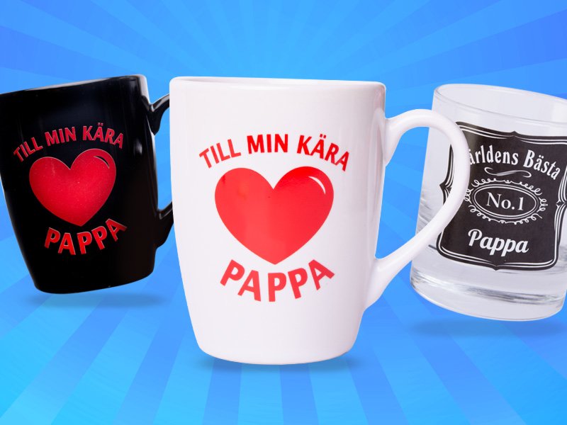 Hylla pappa på fars dag!