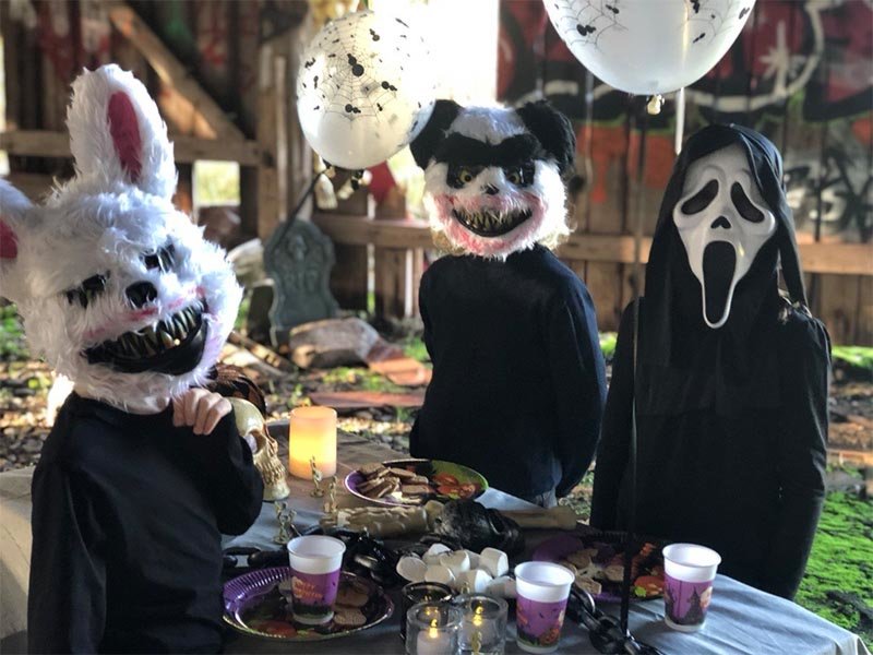 Skoldisko med halloweentema!