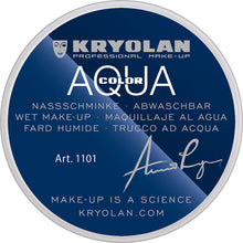 Kryolan Aquacolor, 070 vit 8 ml