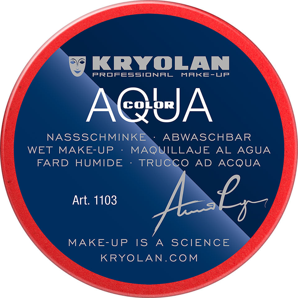 Kryolan Aquacolor, 079 röd