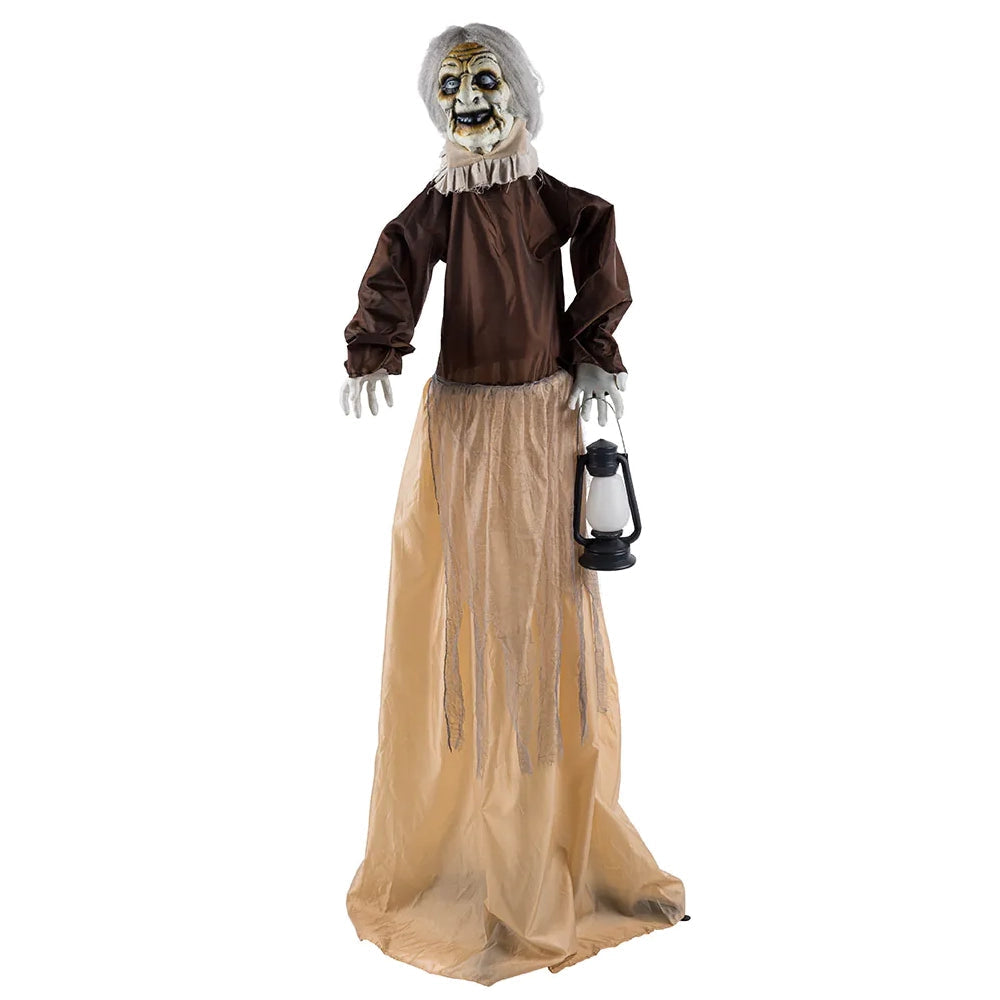 Prop animerad, lantern witch 165 cm