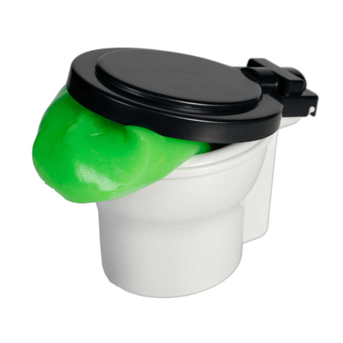 Slime, noisy slime in toilet