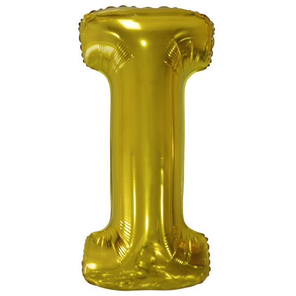 Folieballong, bokstav guld I 86 cm