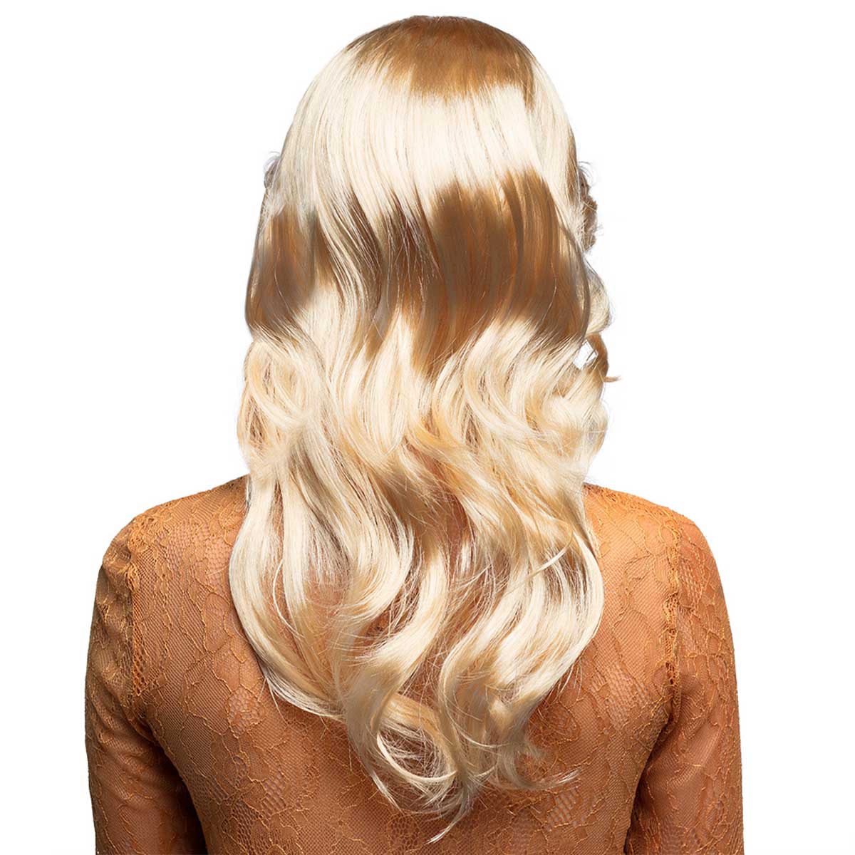 Peruk, 70-tal blond dam