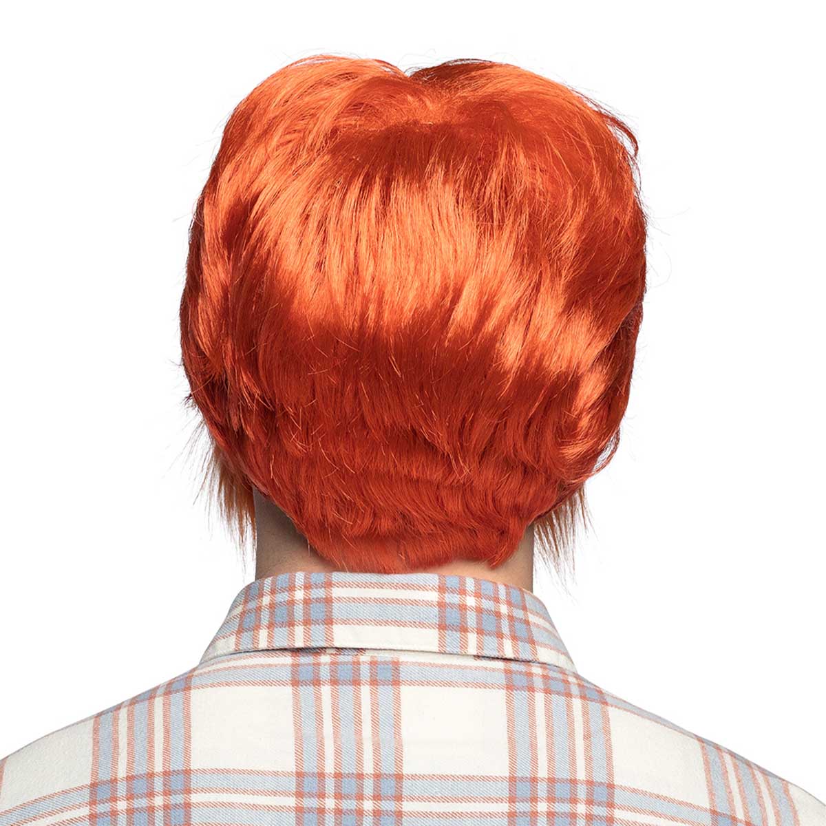 Peruk, orange med skägg