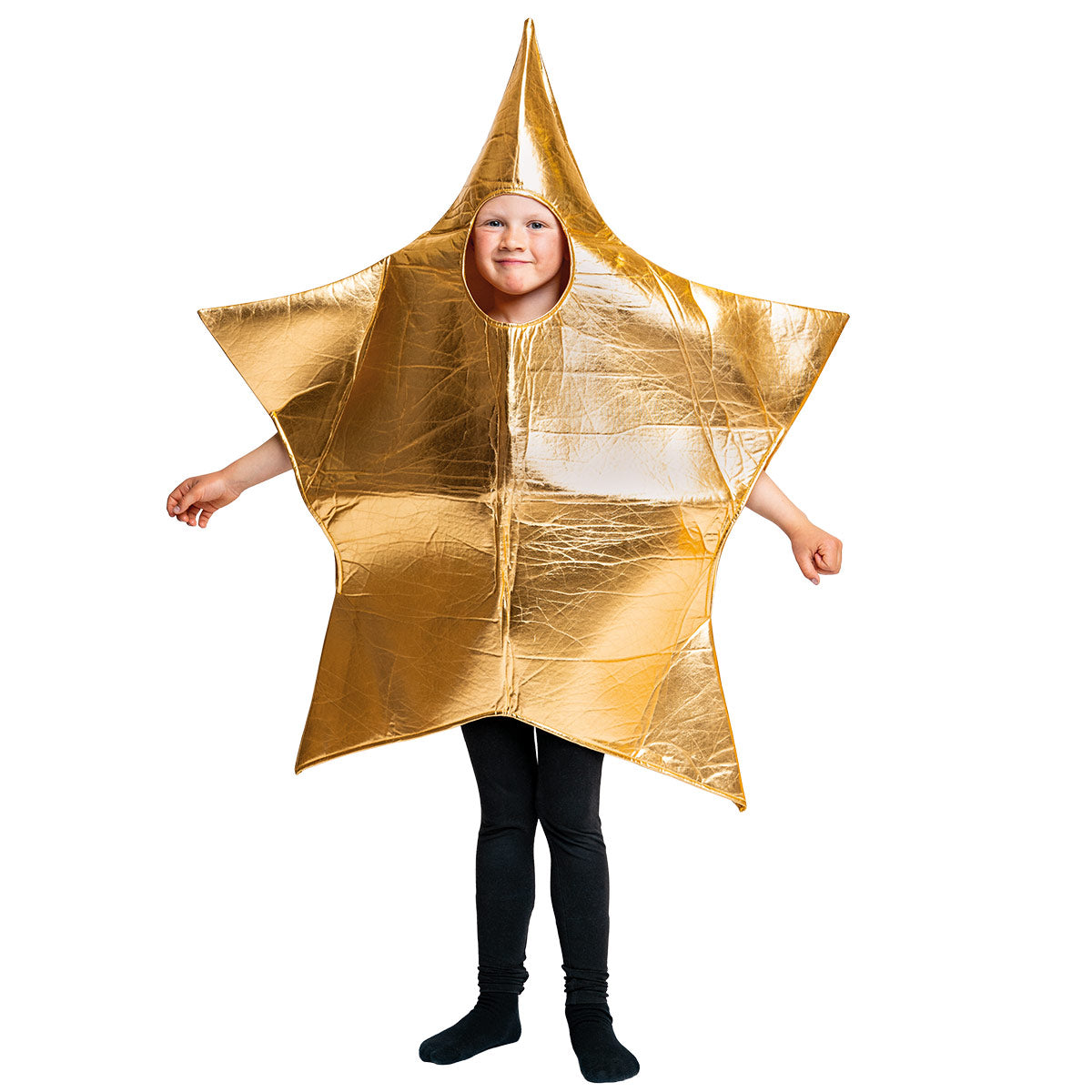 Barndräkt, stjärna guld