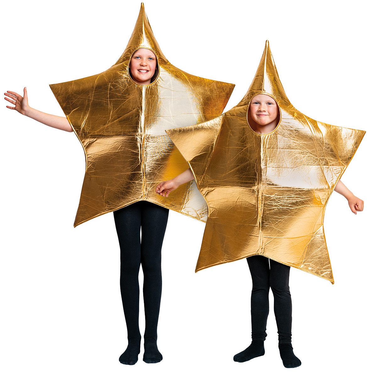 Barndräkt, stjärna guld