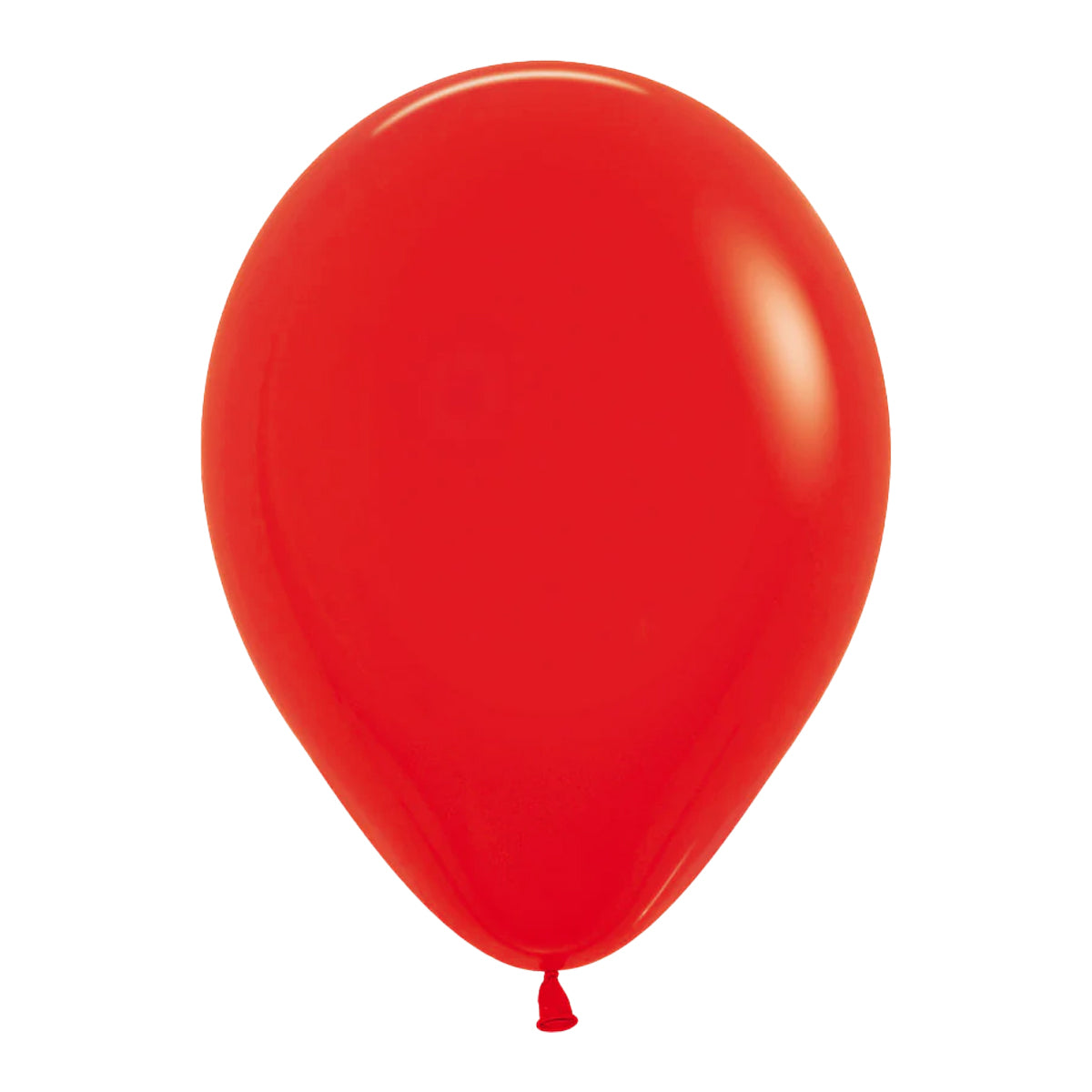 Ballonger, vallmoröd 30 cm 10 st