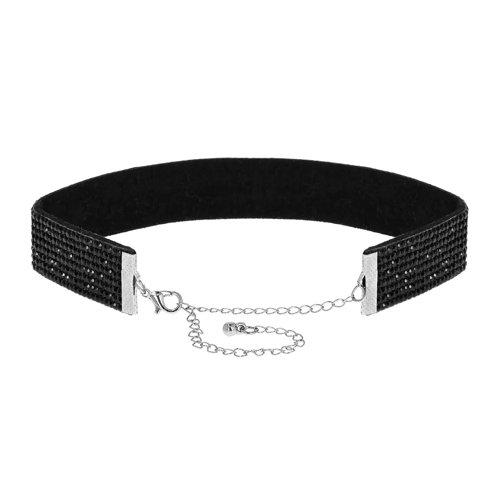 Choker, crystal black