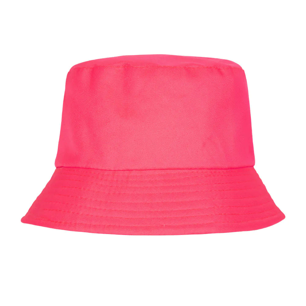 Bucket hat, neon rosa