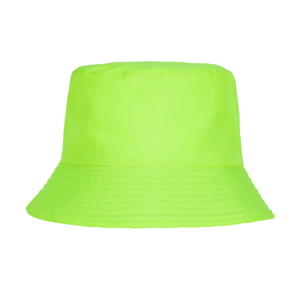 Bucket hat, neon grön