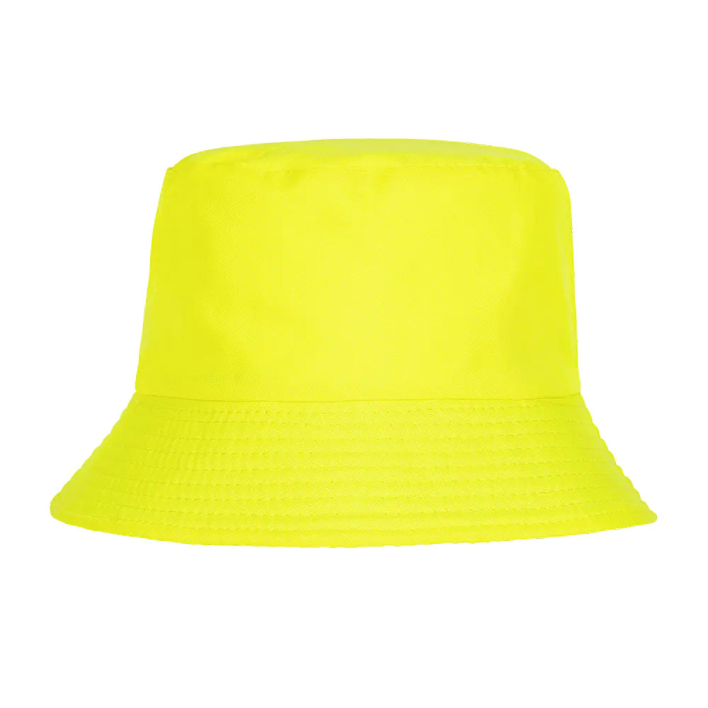 Bucket hat, neon gul