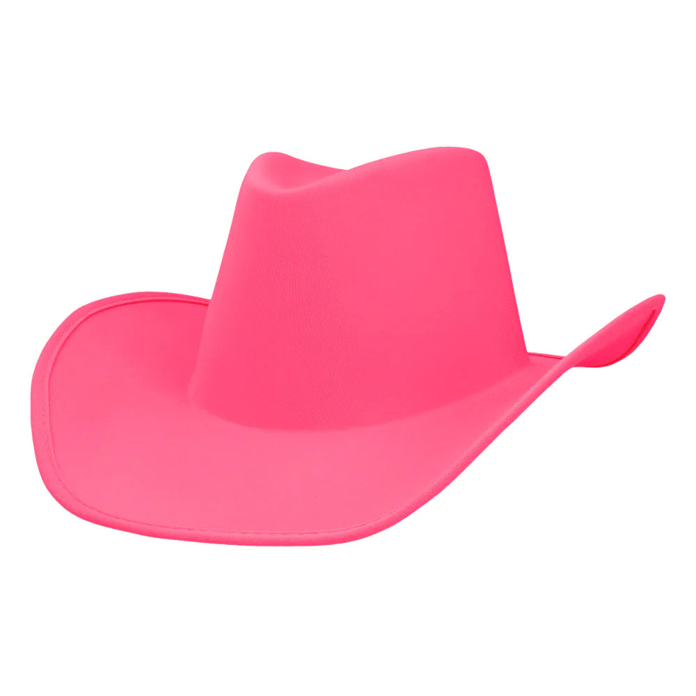 Cowboyhatt, neon rosa