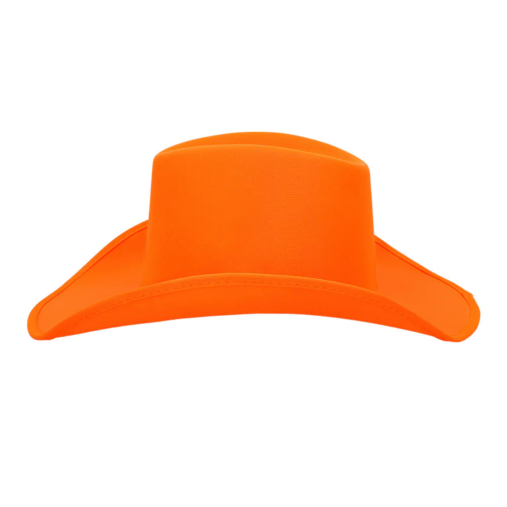 Cowboyhatt, neon orange