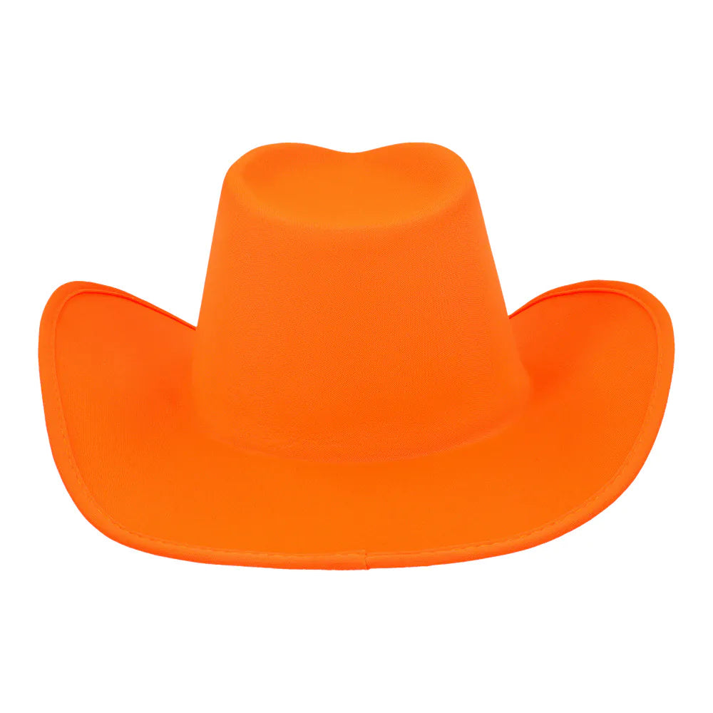 Cowboyhatt, neon orange