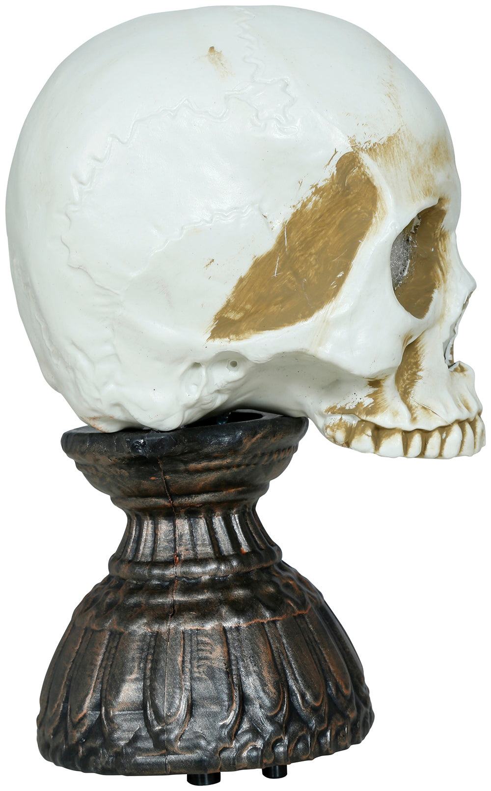 Dödskalle med ljud och ljus, 28 cm