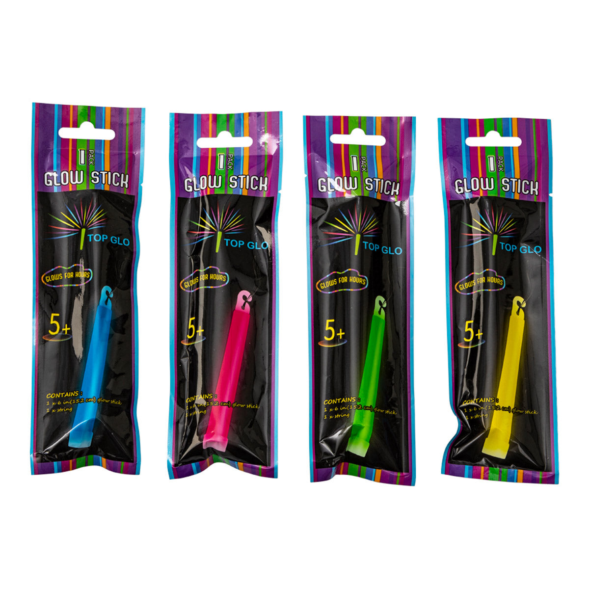 Glowstick med snöre, 1 st