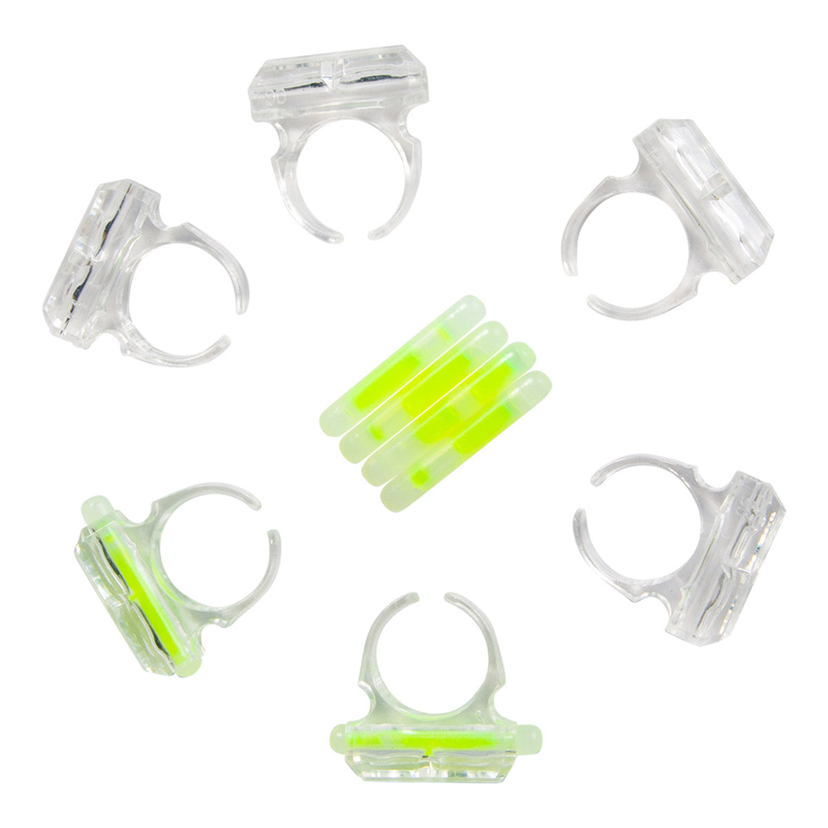 Glowsticks, ringar 6 st