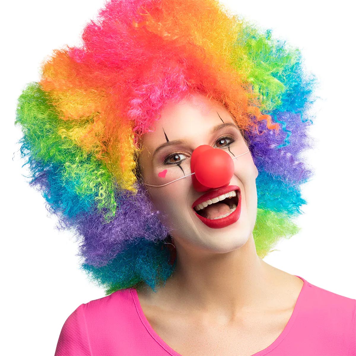 Clownnäsa, röd med tuta