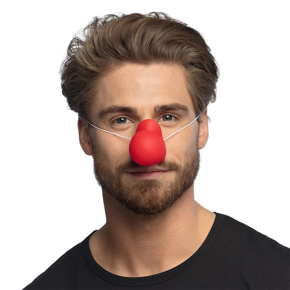 Clownnäsa, röd med tuta