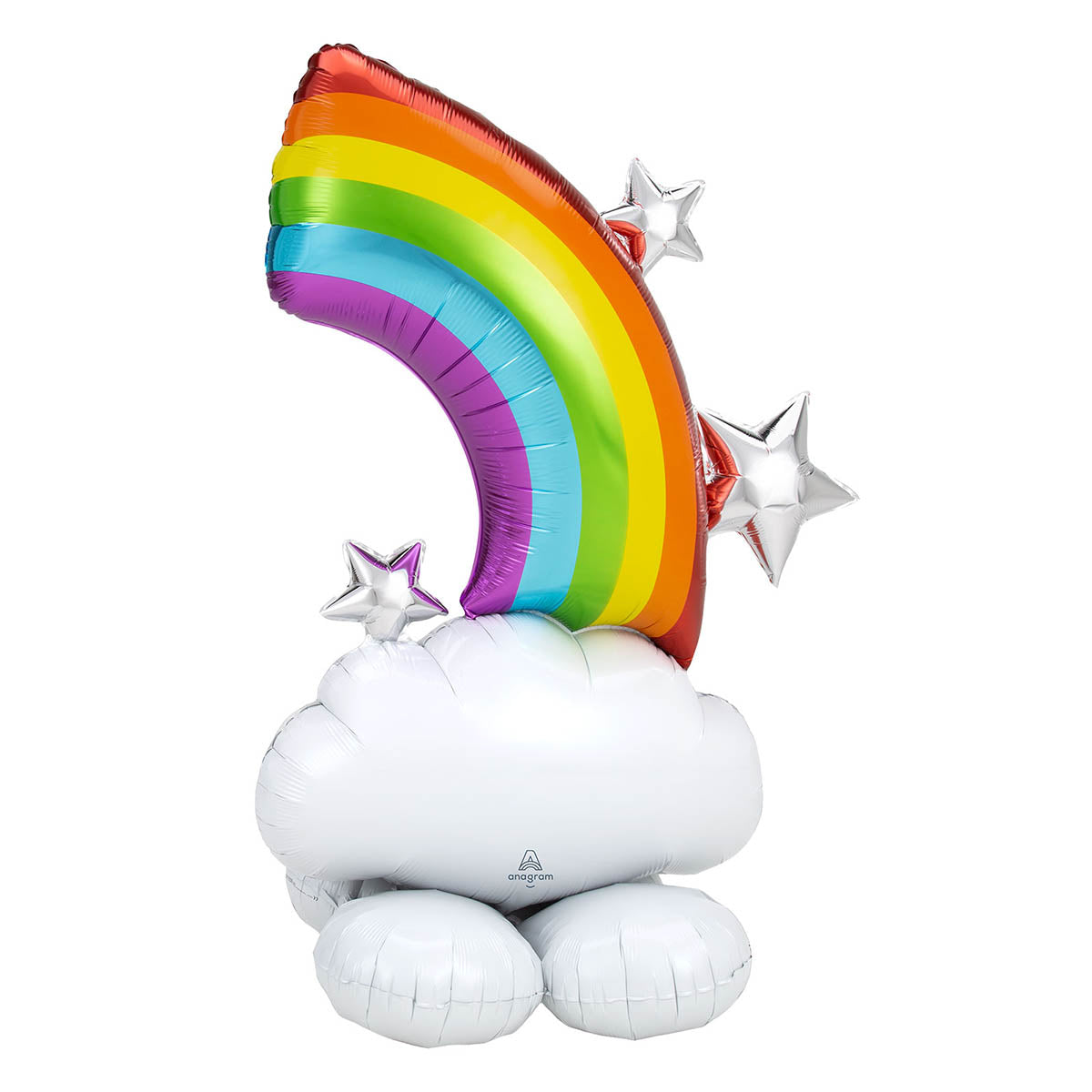Folieballong, AirLoonz regnbågsmoln 132 x 91 cm
