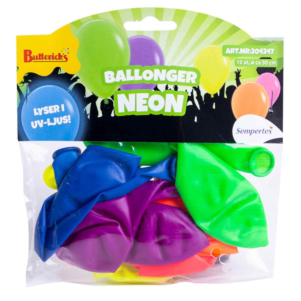 Ballonger, neon 12 st