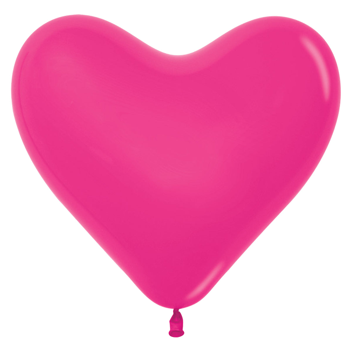 Ballonger, hjärta rosa 6 st