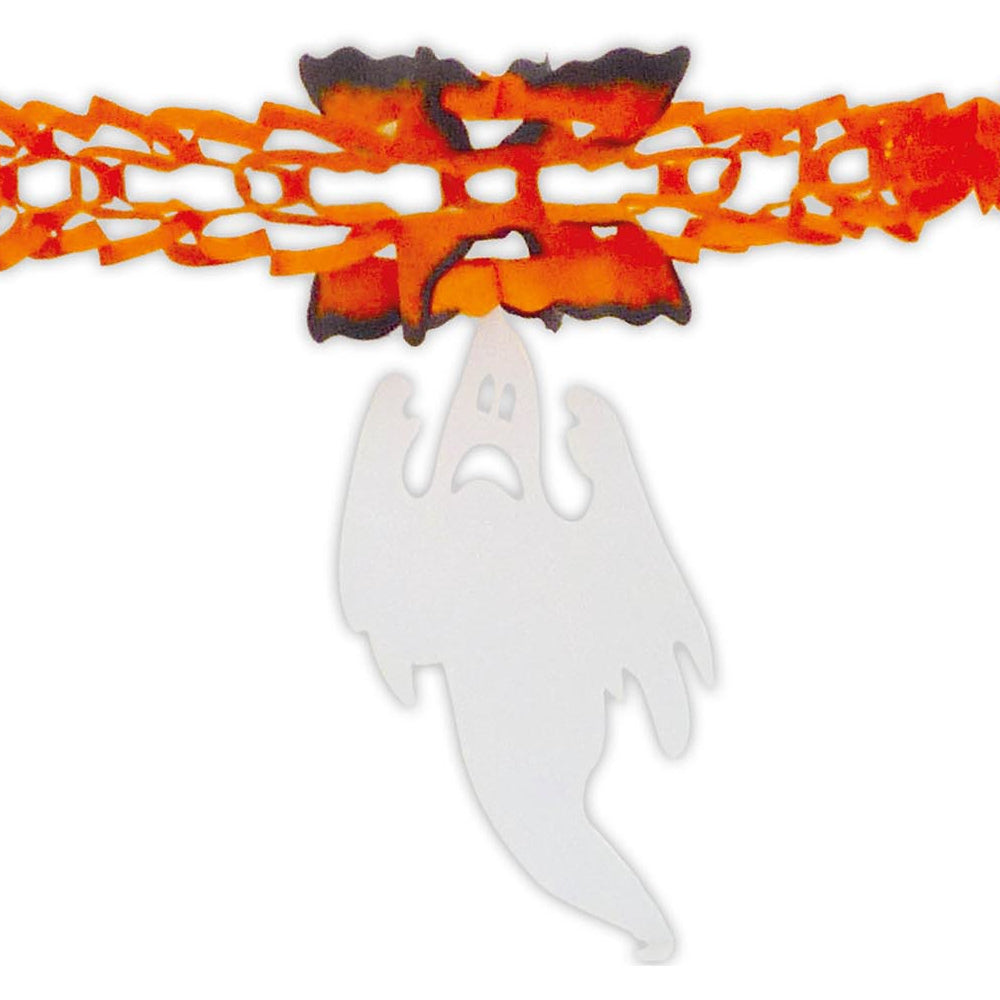Halloweengirlang, spöke 300 cm