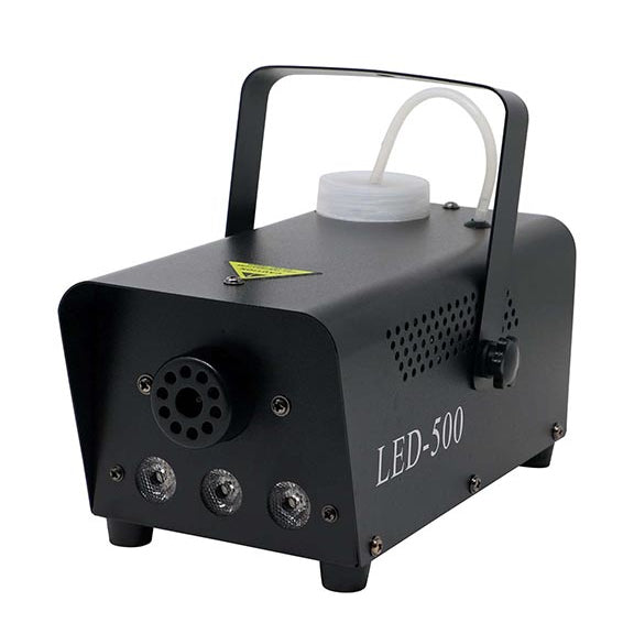 Rökmaskin med ljus och fjärrkontroll