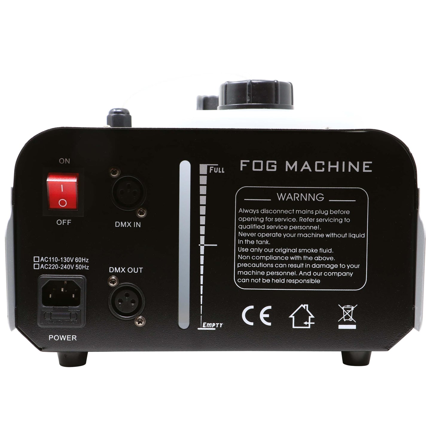 Rökmaskin med ljus och fjärrkontroll (1500W)