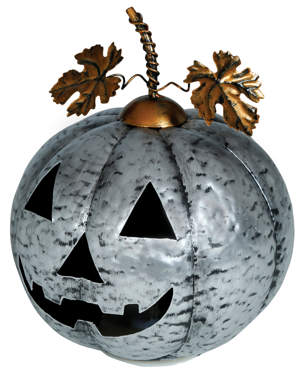 Pumpa, metallic silver 16 cm