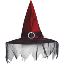 Häxhatt, rödbrun med slöja