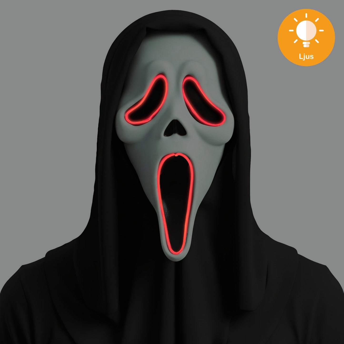 Scream mask, Ghostface light up