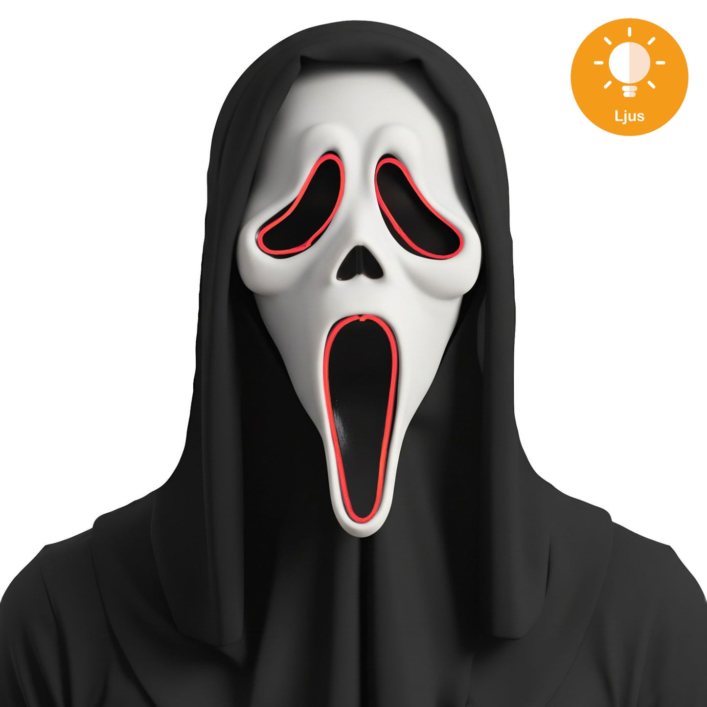 Scream mask, Ghostface light up
