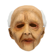 Latexmask, gammal man
