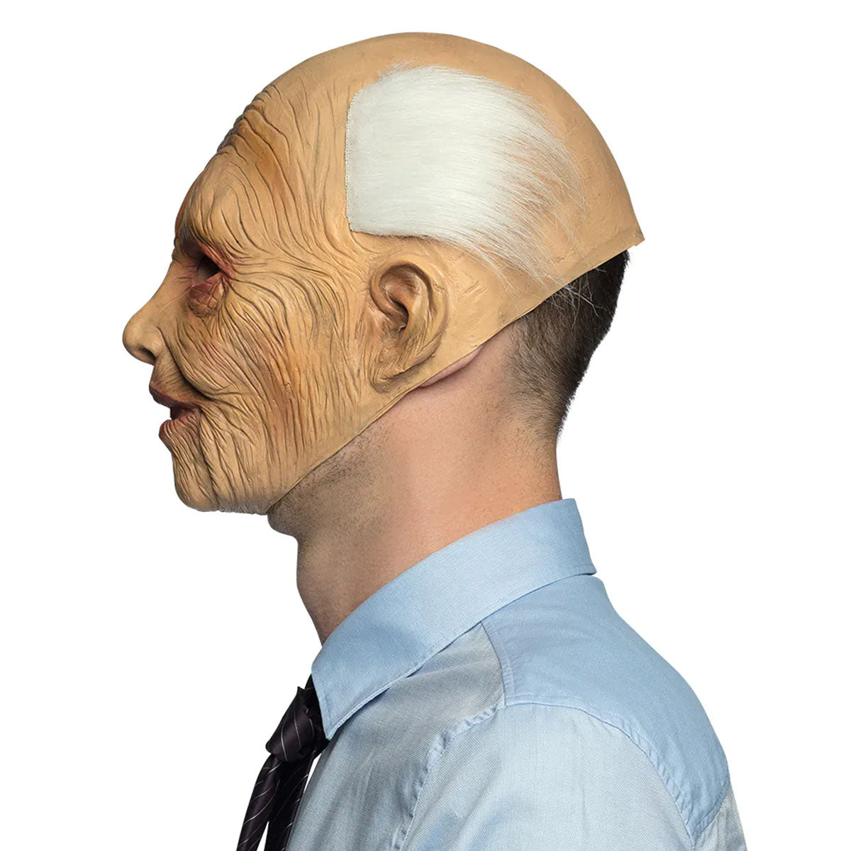 Latexmask, gammal man