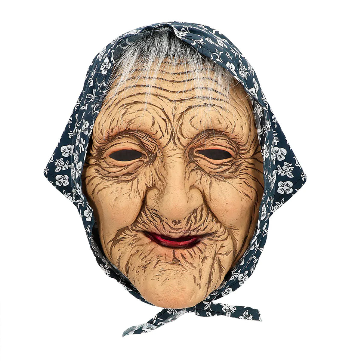 Latexmask, gammal dam
