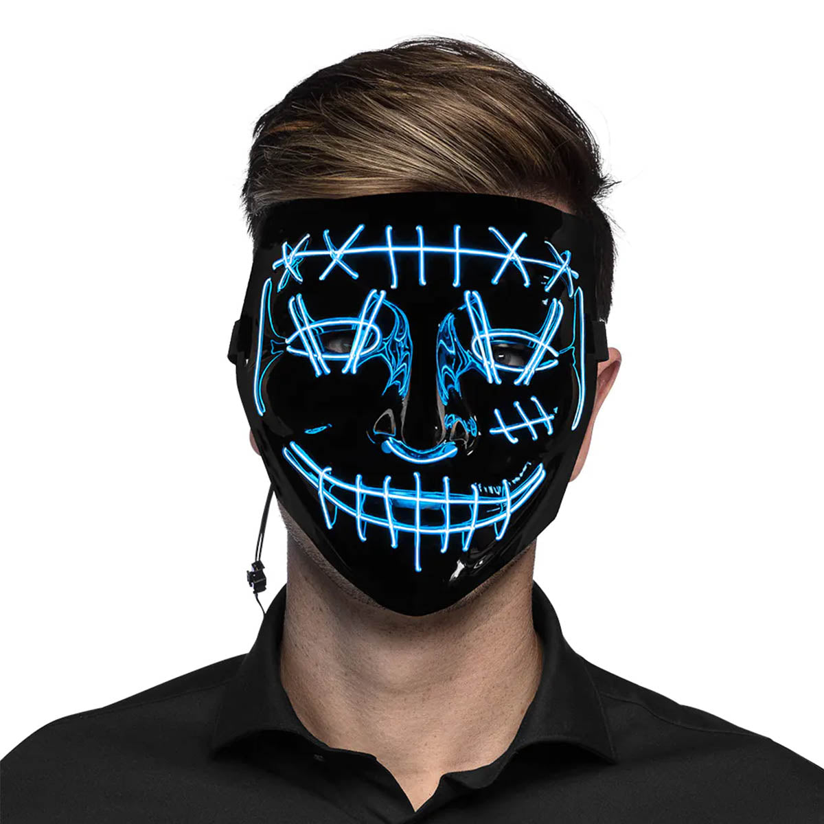 LED-mask, killer smile blue
