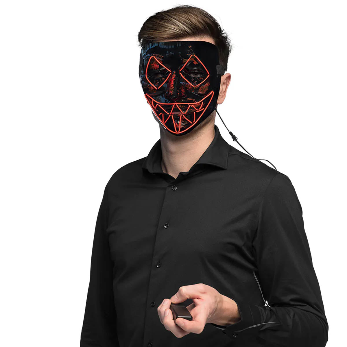 LED-mask, killer smile red