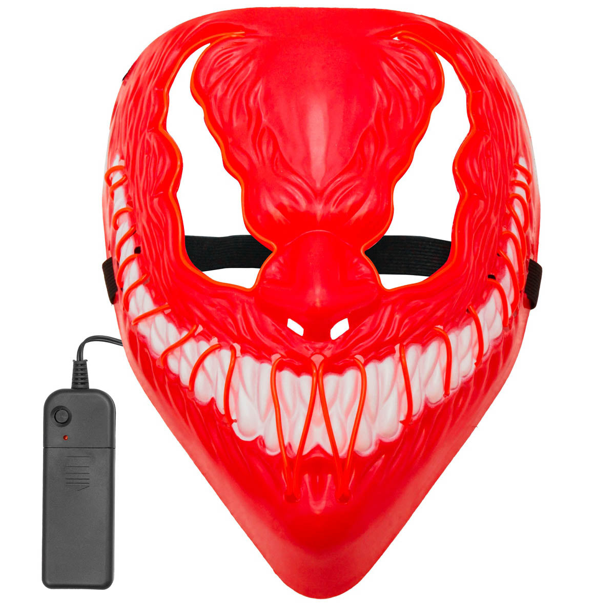 LED-mask, monster röd
