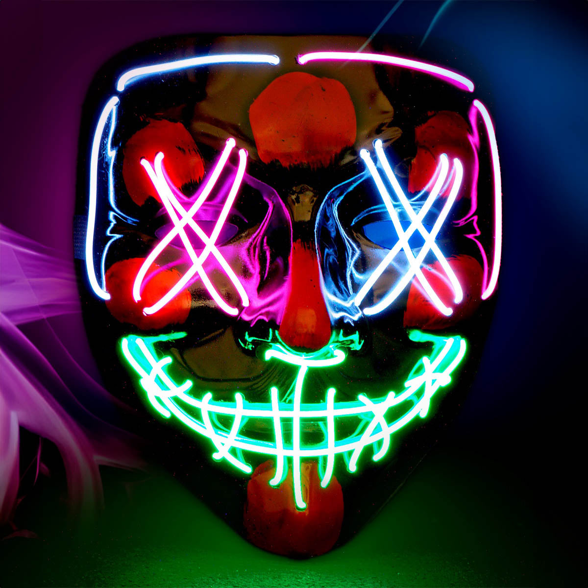 LED-mask, scary multi