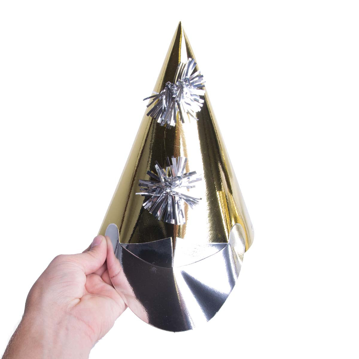 Partyhatt, guld/silver