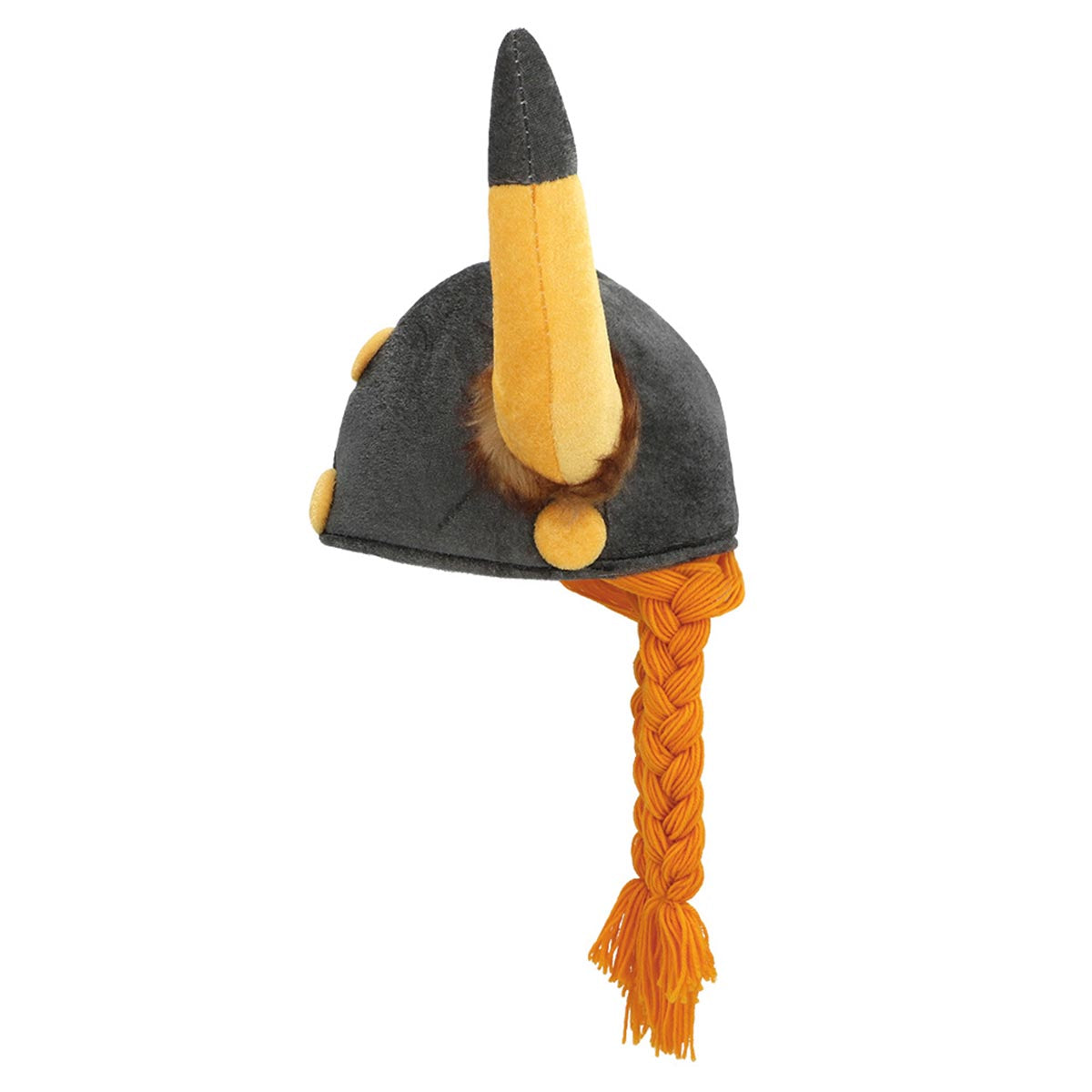 Vikingshjälm med hår