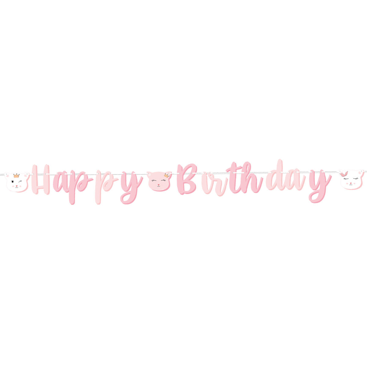 Girlang, happy birthday katt 250 cm