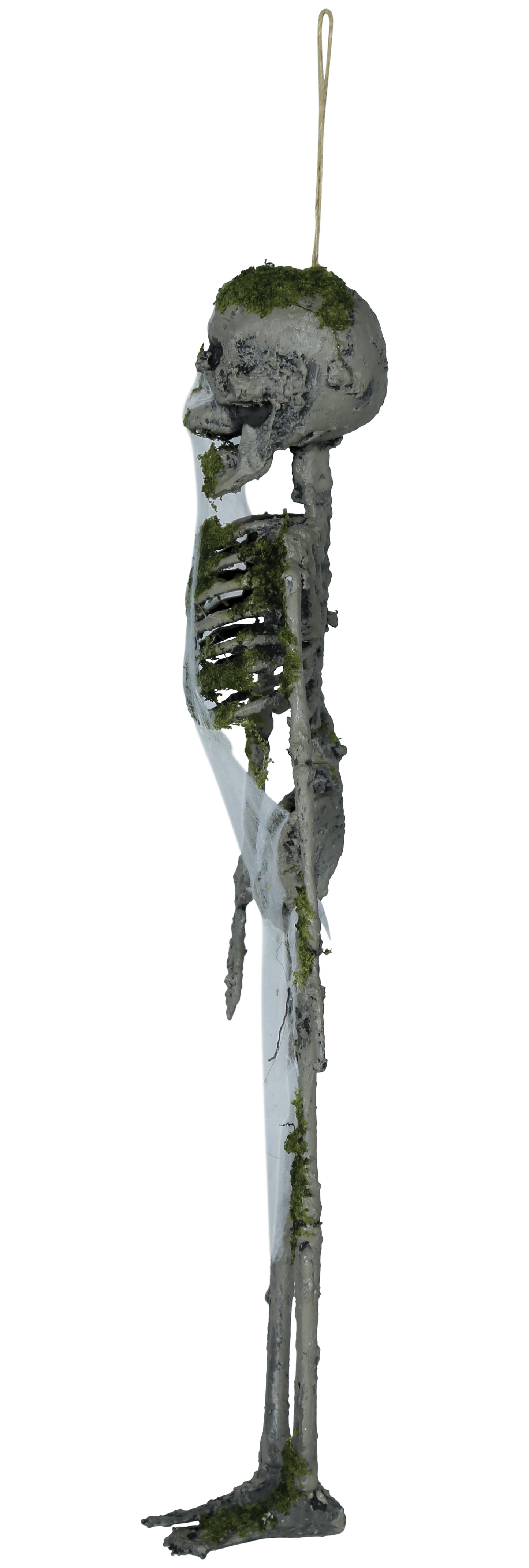 Prop, hängande skelett med mossa 35 cm