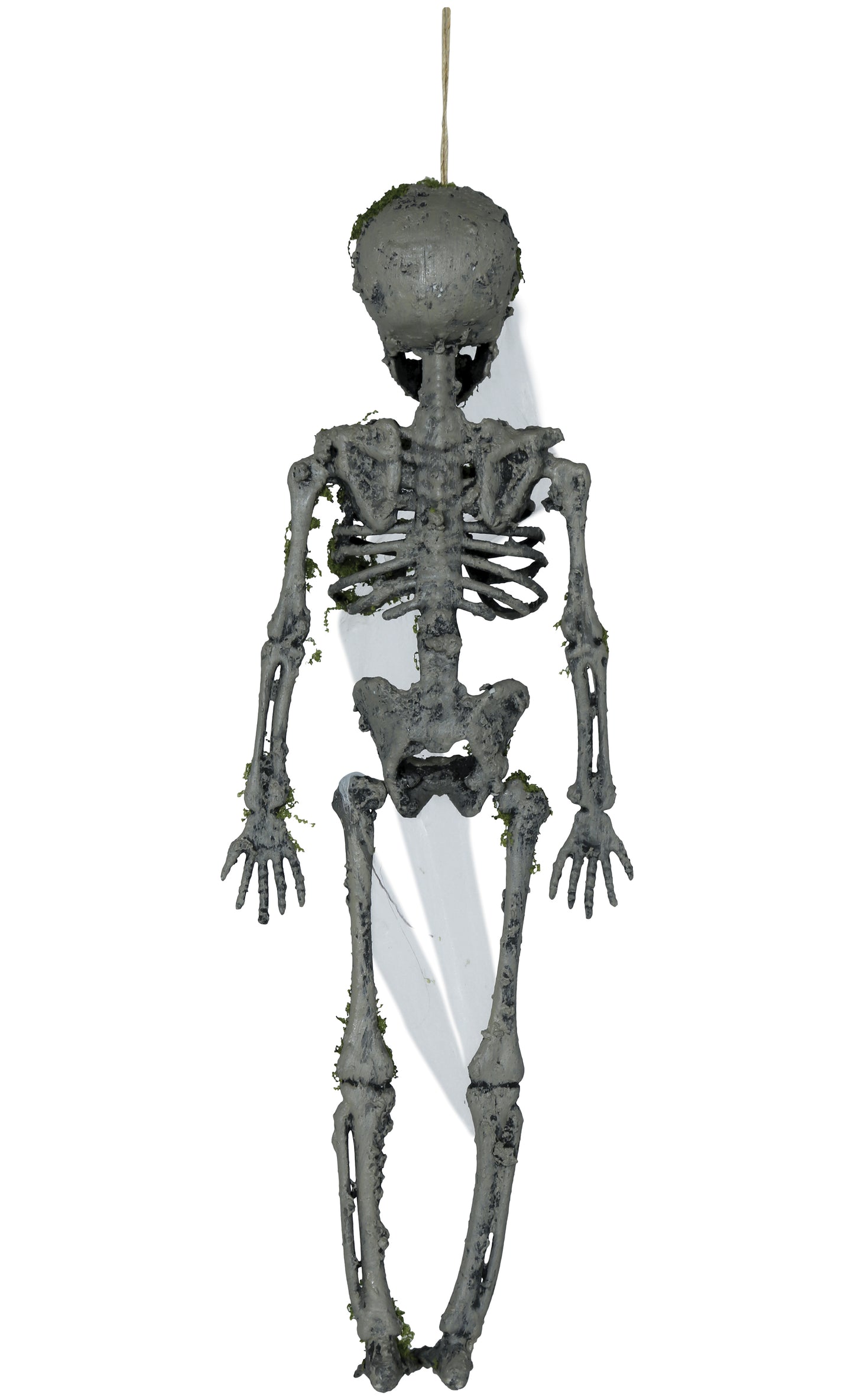 Prop, hängande skelett med mossa 35 cm