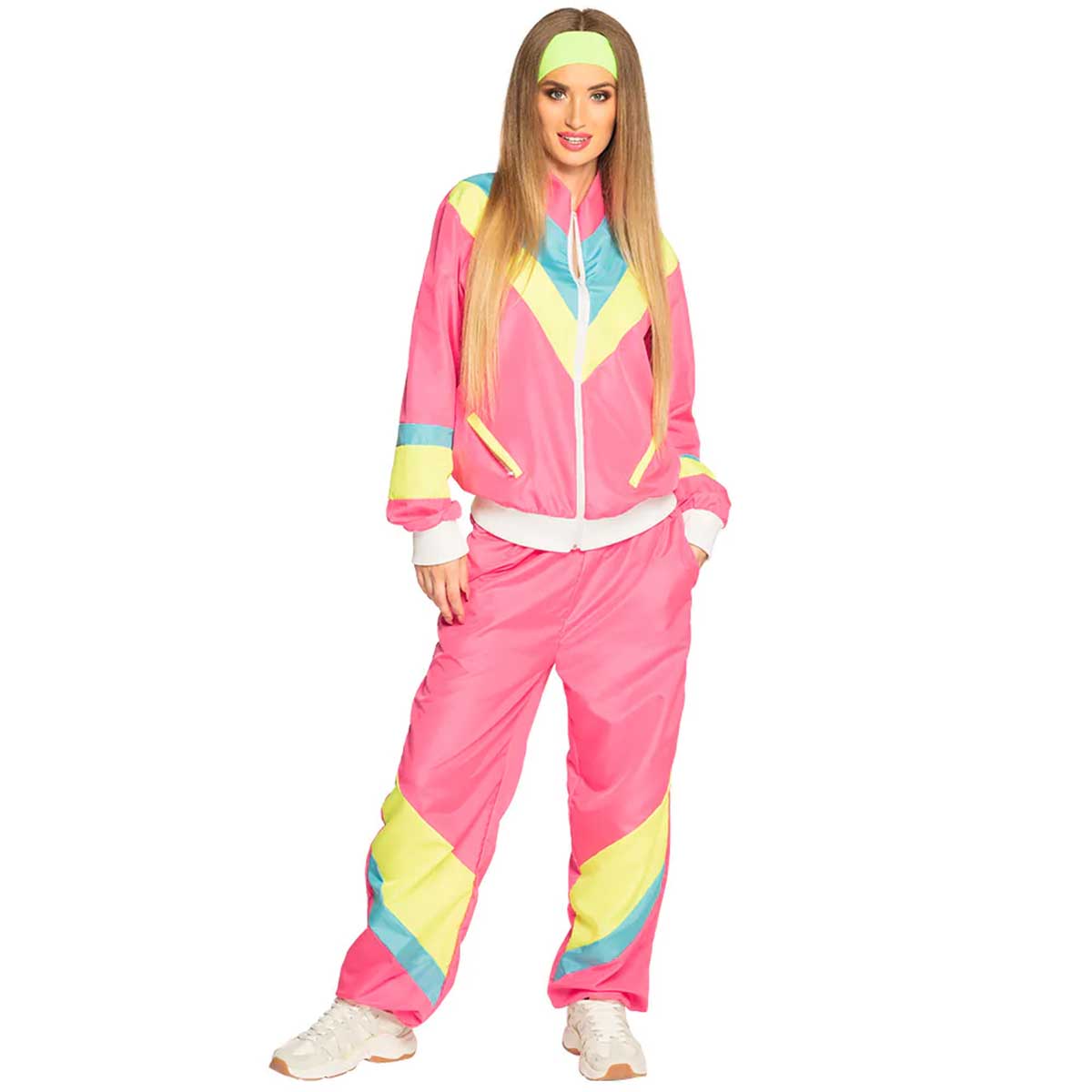 Pannband, neon grön