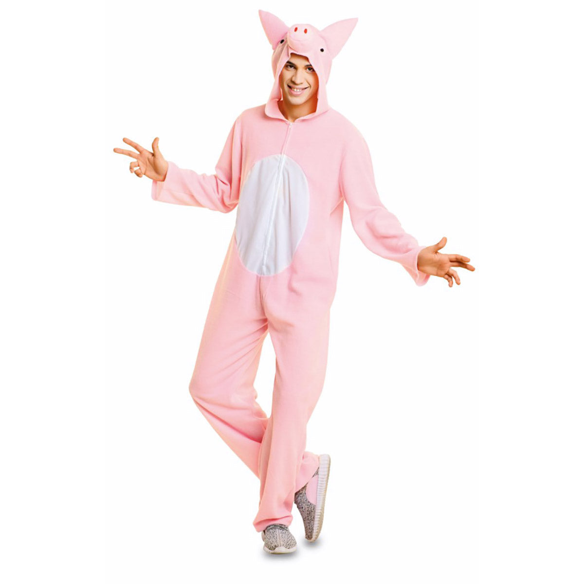 Dräkt, gris rosa M/L