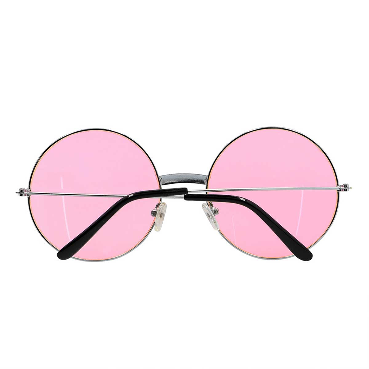 Solglasögon, runda rosa oversized