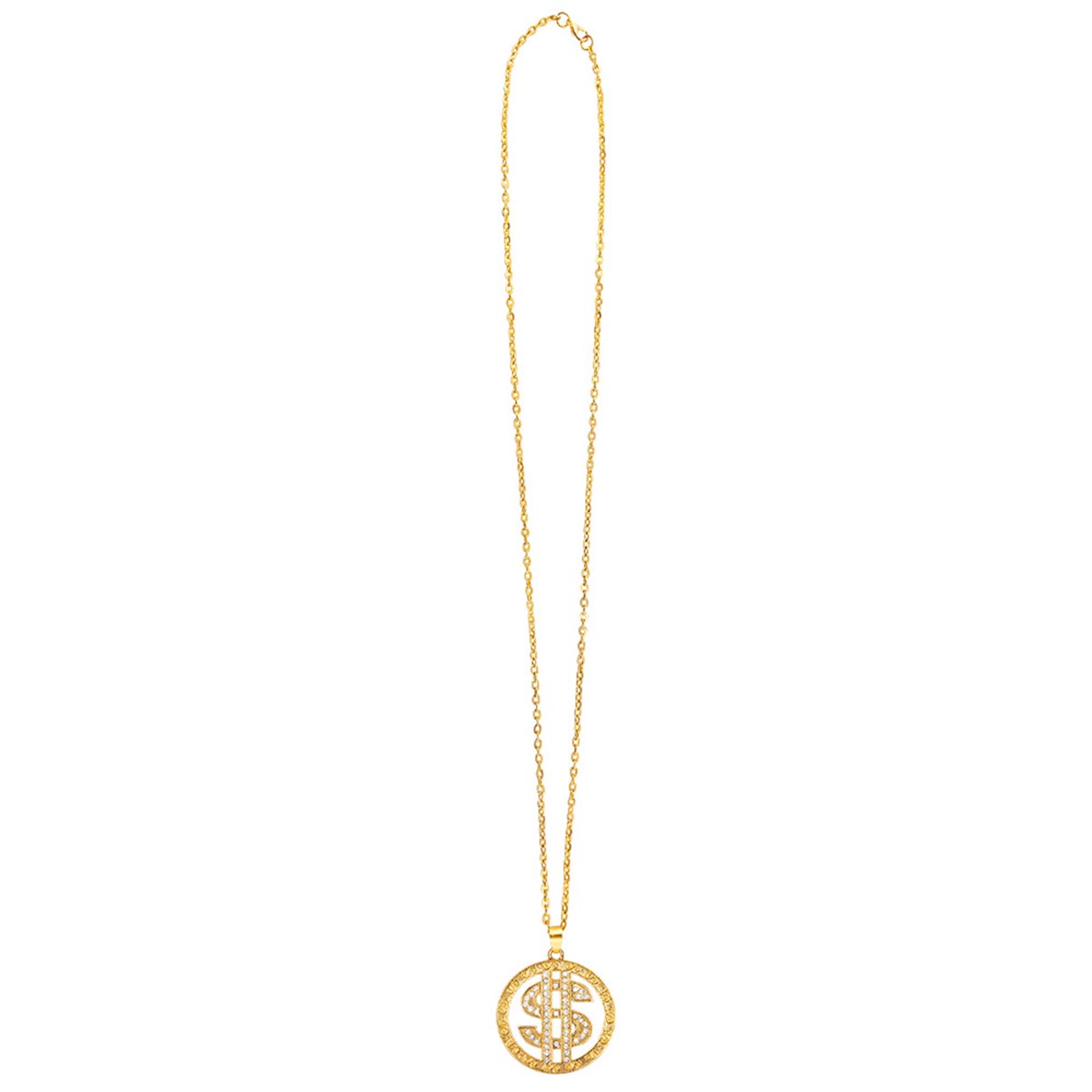 Halsband, dollartecken med strass